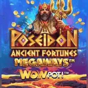 Official Megaways logo: Ancient Fortunes: Poseidon WowPot! MEGAWAYS by Triple Edge Studios at Spinko24