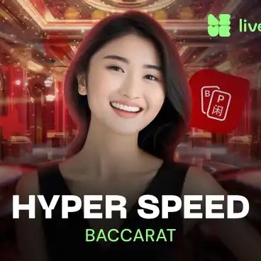 Hyper Speed Baccarat logo – Live Dealer by Evolution at Spinko24