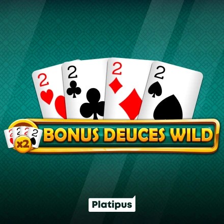 Official Table Games logo: Bonus Deuces Wild by Platipus at Spinko24