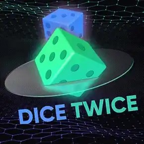 Dice Twice slot visual from Turbo Games available on spinko24-casino.com