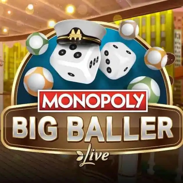 MONOPOLY Big Baller online game logo by Evolution on spinko24-casino.com