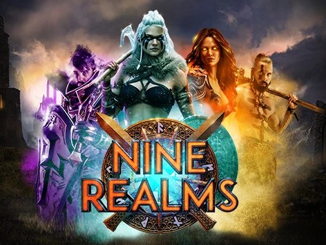 Nine Realms logo by Red Tiger Gaming Spinko24