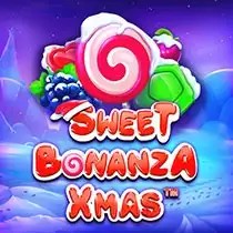 Sweet Bonanza Xmas by Pragmatic Play, showcased at spinko24-casino.com – game logo