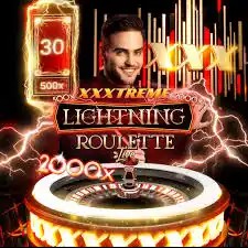 Official Live Dealer logo: XXXtreme Lightning Roulette by Pragmatic Play at Spinko24